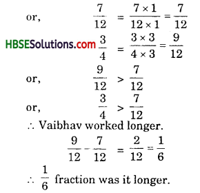 HBSE 7th Class Maths Solutions Chapter 2 Fractions and Decimals Ex 2.1 11