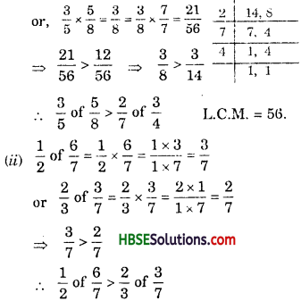 HBSE 7th Class Maths Solutions Chapter 2 Fractions and Decimals Ex 2.3 9