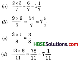 HBSE 7th Class Maths Solutions Chapter 2 Fractions and Decimals InText Questions 1