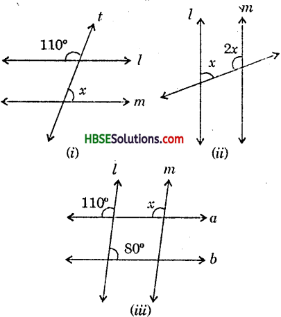 HBSE 7th Class Maths Solutions Chapter 5 Lines and Angles Ex 5.2 4