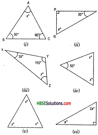 HBSE 7th Class Maths Solutions Chapter 6 The Triangles and Its Properties Ex 6.3 1