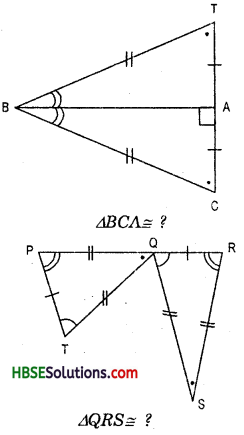 HBSE 7th Class Maths Solutions Chapter 7 Congruence of Triangles Ex 7.2 9