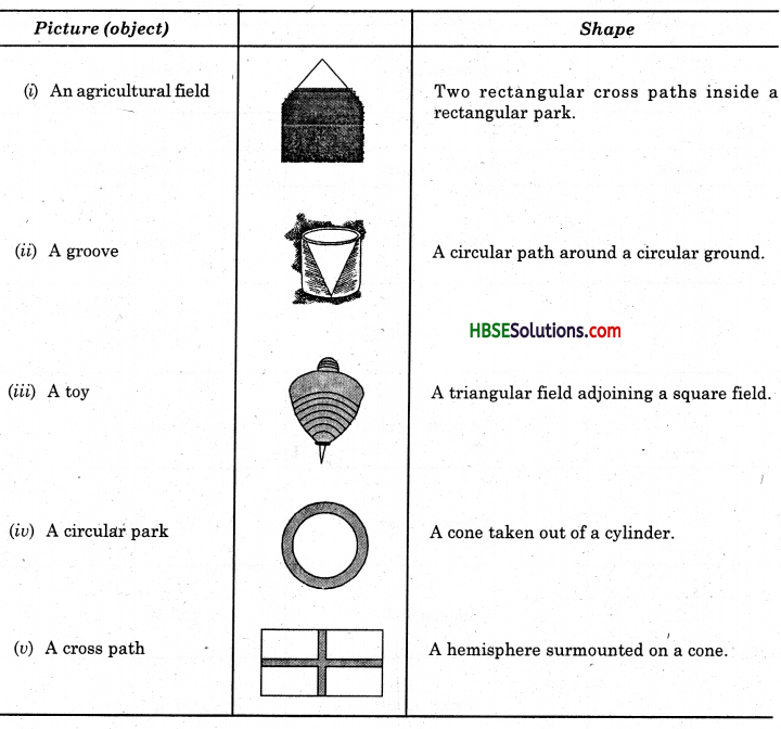 HBSE 8th Class Maths Solutions Chapter 10 Visualizing Solid Shapes InText Questions 5