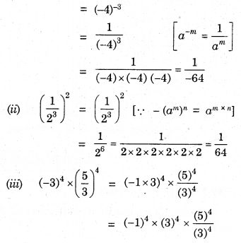 HBSE 8th Class Maths Solutions Chapter 12 Exponents and Powers Ex 12.1 2