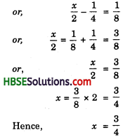 HBSE 8th Class Maths Solutions Chapter 2 Linear Equations in One Variable Ex 2.2 1