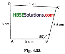 HBSE 8th Class Maths Solutions Chapter 4 Practical Geometry InText Questions 7