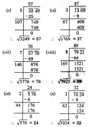 HBSE 8th Class Maths Solutions Chapter 6 Square and Square Roots Ex 6.4 2