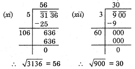 HBSE 8th Class Maths Solutions Chapter 6 Square and Square Roots Ex 6.4 3