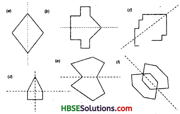 HBSE 6th Class Maths Solutions Chapter 13 Symmetry Ex 13.1 4
