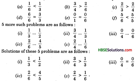 HBSE 6th Class Maths Solutions Chapter 7 Fractions Ex 7.4 10