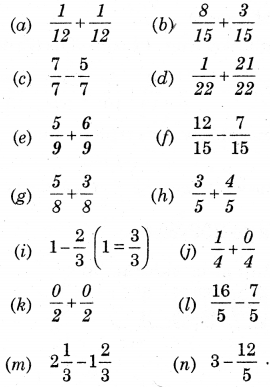 HBSE 6th Class Maths Solutions Chapter 7 Fractions Ex 7.5 5
