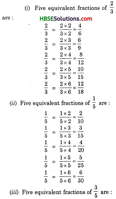 HBSE 6th Class Maths Solutions Chapter 7 Fractions Intext Questions 6
