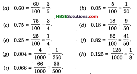 HBSE 6th Class Maths Solutions Chapter 8 Decimals Ex 8.2 8
