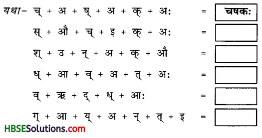 HBSE 6th Class Sanskrit Solutions Chapter 1 शब्द परिचयः 1-3