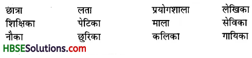 HBSE 6th Class Sanskrit Solutions Ruchira Chapter 2 शब्द परिचयः 2-1