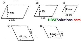 HBSE 7th Class Maths Solutions Chapter 11 Perimeter and Area Ex 11.2 1