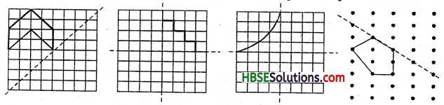 HBSE 7th Class Maths Solutions Chapter 14 Symmetry Ex 14.1 14