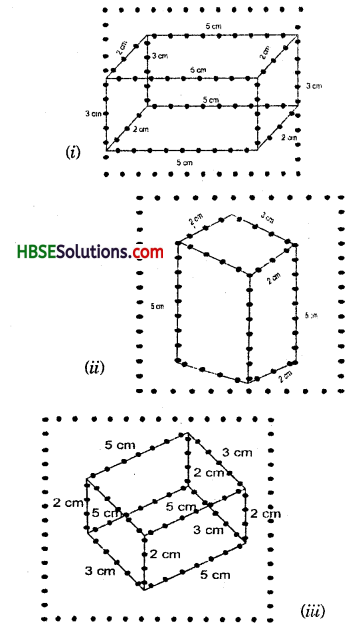 HBSE 7th Class Maths Solutions Chapter 15 Visualising Solid Shapes Ex 15.2 2 - 1
