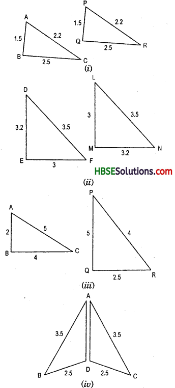 HBSE 7th Class Maths Solutions Chapter 7 Congruence of Triangles InText Questions 2