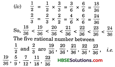 HBSE 7th Class Maths Solutions Chapter 9 Rational Numbers Ex 9.1 3