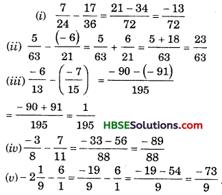 HBSE 7th Class Maths Solutions Chapter 9 Rational Numbers Ex 9.2 4