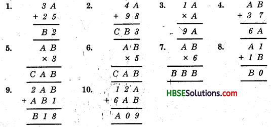 HBSE 8th Class Maths Solutions Chapter 16 Playing with Numbers Ex 16.1 1